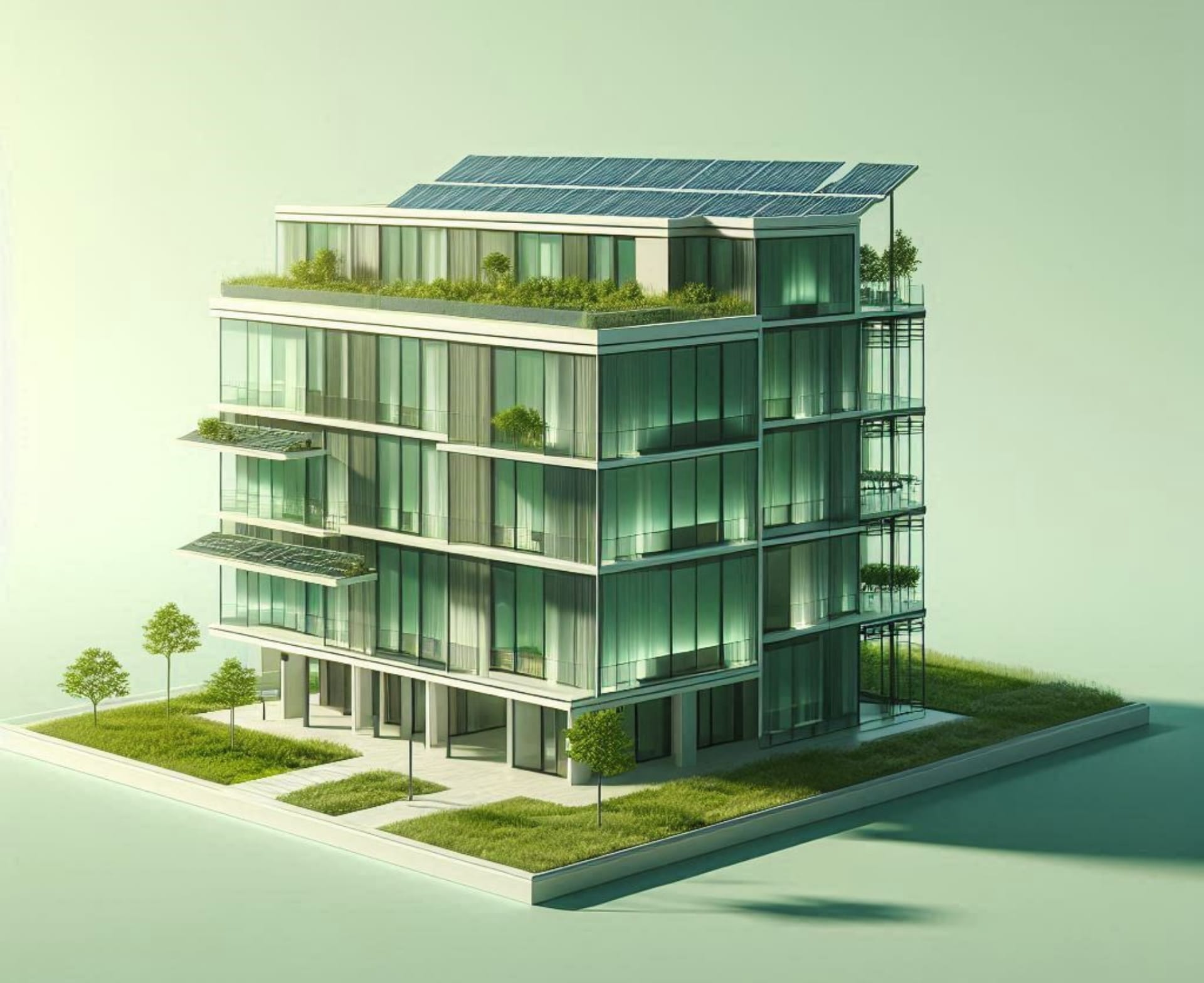 Un immeuble végétalisé et écologique